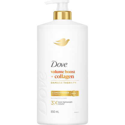 Dove Damage Therapy Volume Boost + Collagen Conditioner 850ml