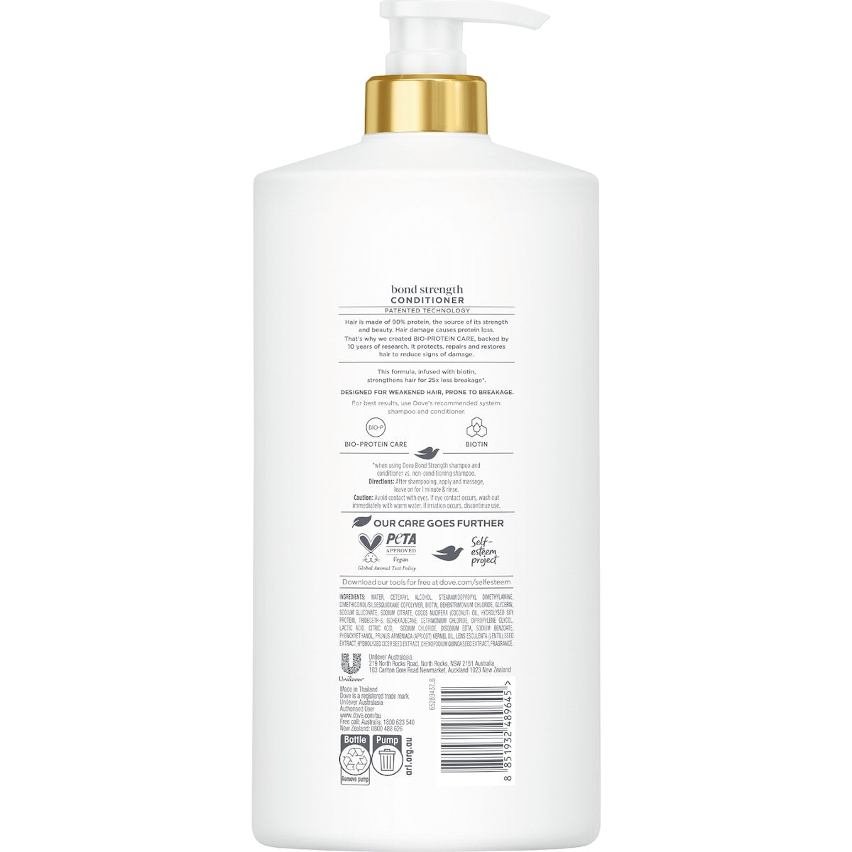 Dove Damage Therapy Bond Strength + Biotin Conditioner 850ml