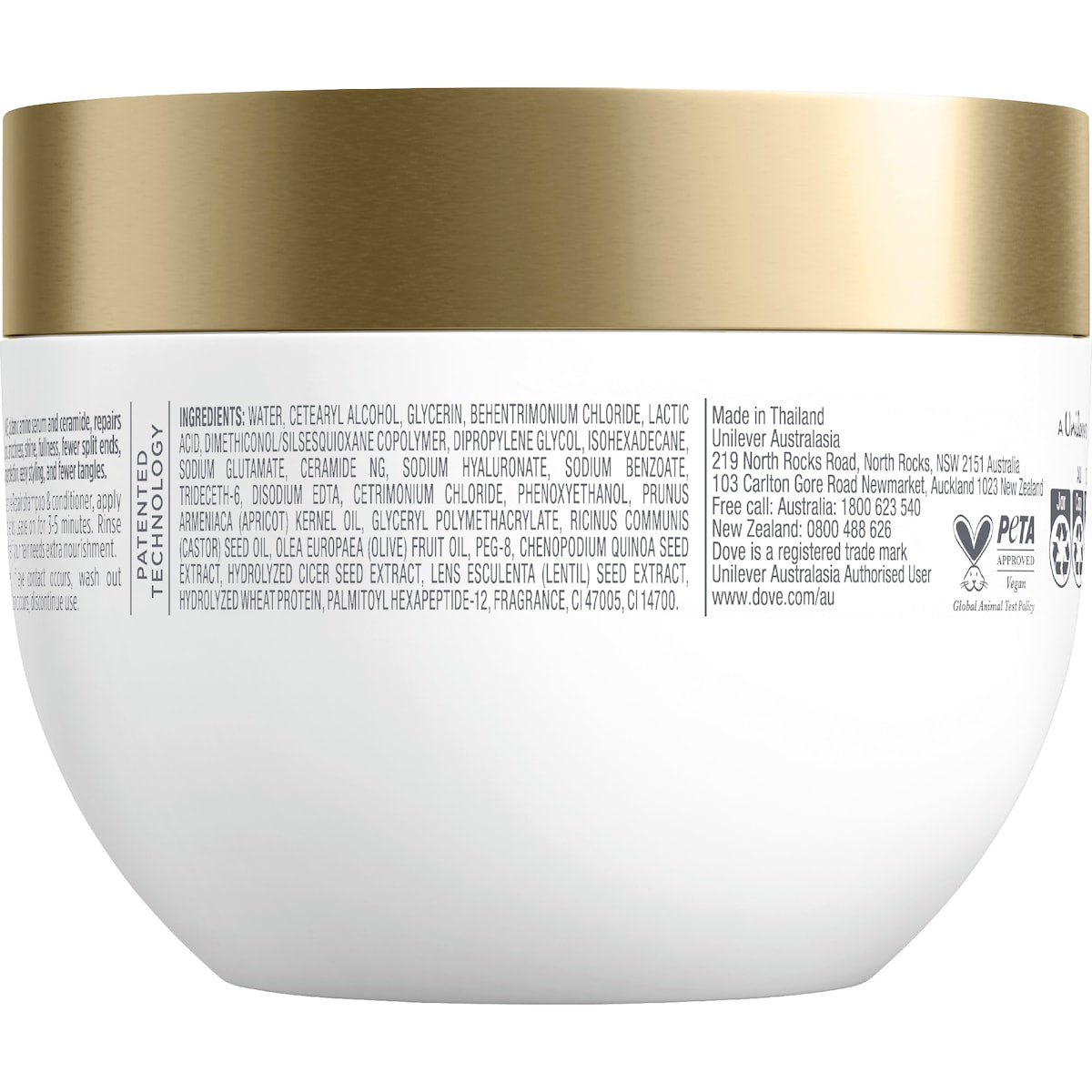 Dove Damage Therapy Intensive Repair + Ceramide Mask 300ml