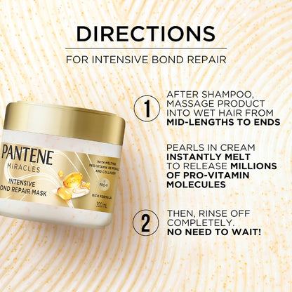Pantene Miracles Intensive Bond Repair Hair Mask 300ml