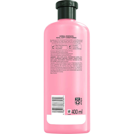 Herbal Essences Petal Soft Rose Conditioner 400ml