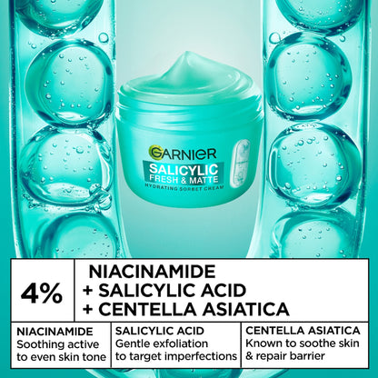 Garnier Salicylic Hydrating Sorbet Face Cream 85ml