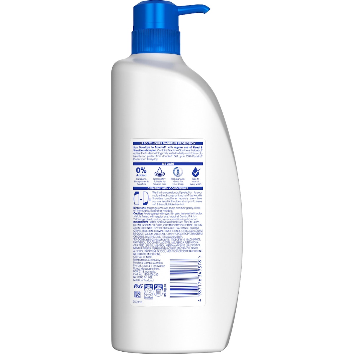 Head & Shoulders Refreshing Tea Tree Oil Shampoo 850ml