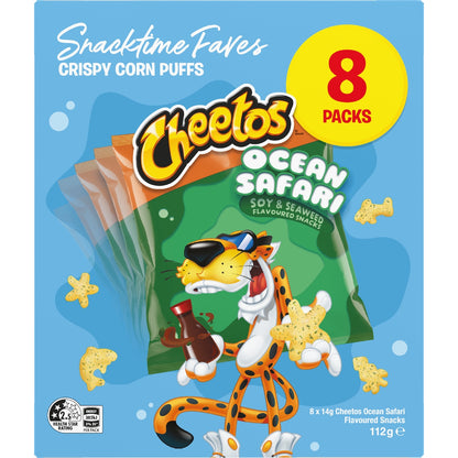Cheetos Ocean Safari Crispy Corn Puffs 8 Pack