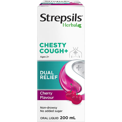 Strepsils Herbal Chesty Cough Syrup 200ml
