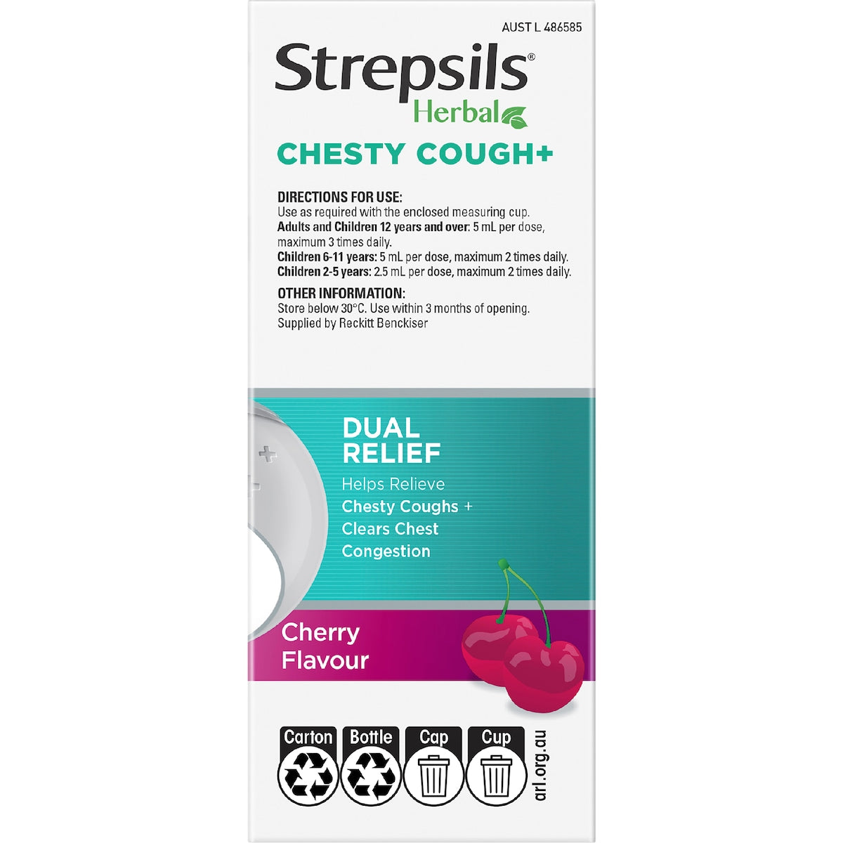 Strepsils Herbal Chesty Cough Syrup 200ml