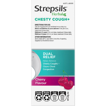 Strepsils Herbal Chesty Cough Syrup 200ml