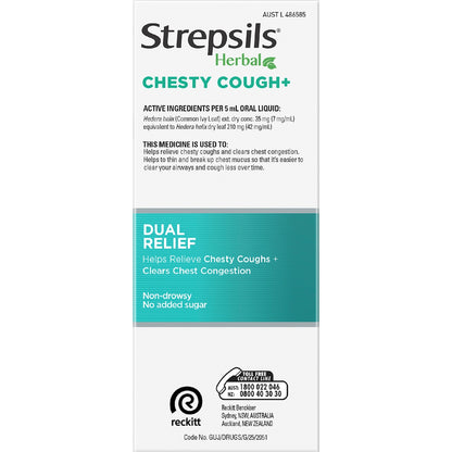 Strepsils Herbal Chesty Cough Syrup 200ml