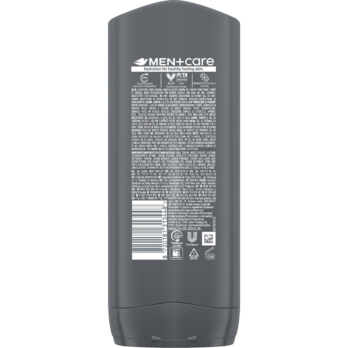 Dove Men+care Body Wash Clean Comfort 400ml