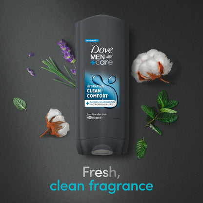 Dove Men+care Body Wash Clean Comfort 400ml