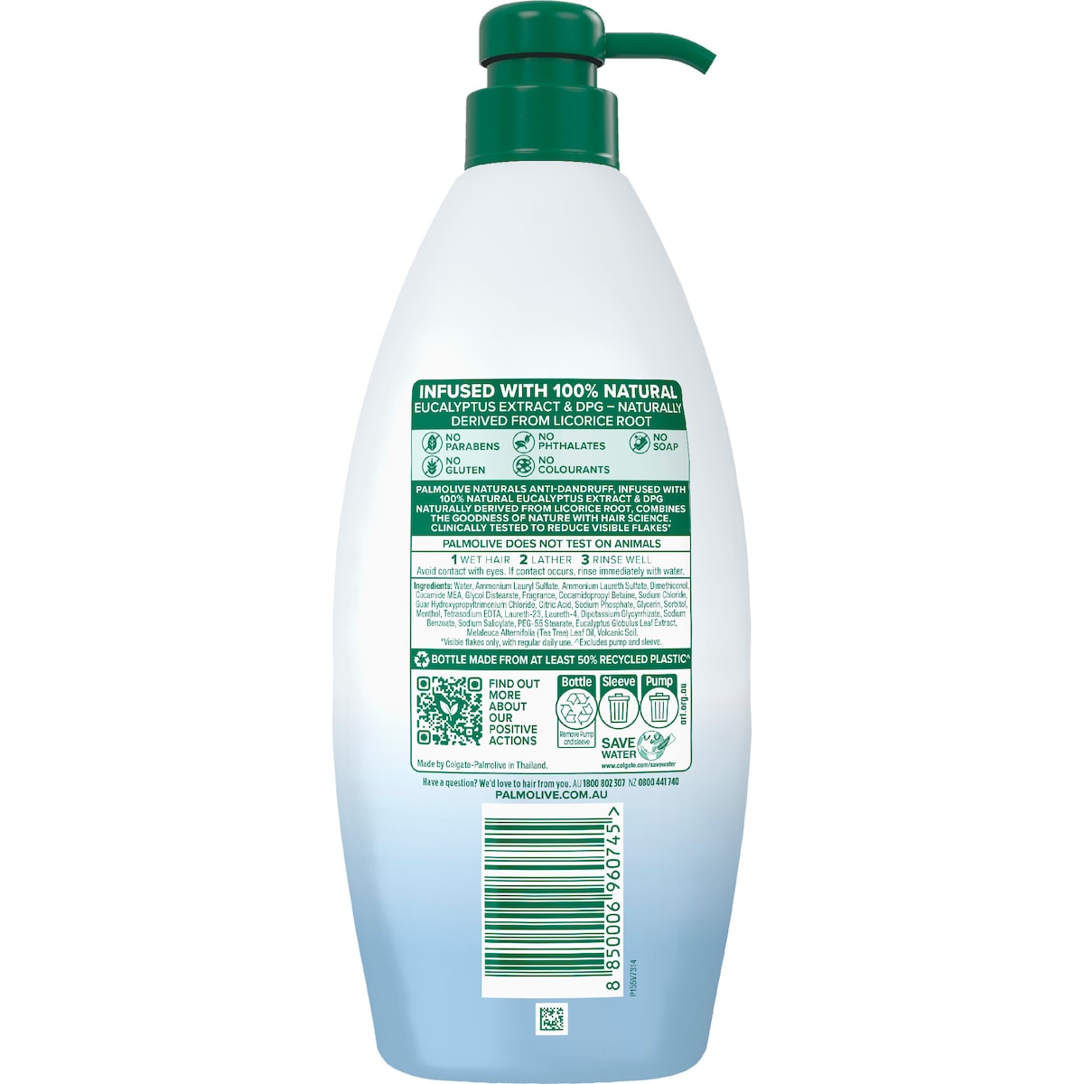 Palmolive Naturals Anti Dandruff Scalp 2 In 1 Shampoo & Conditioner 700ml