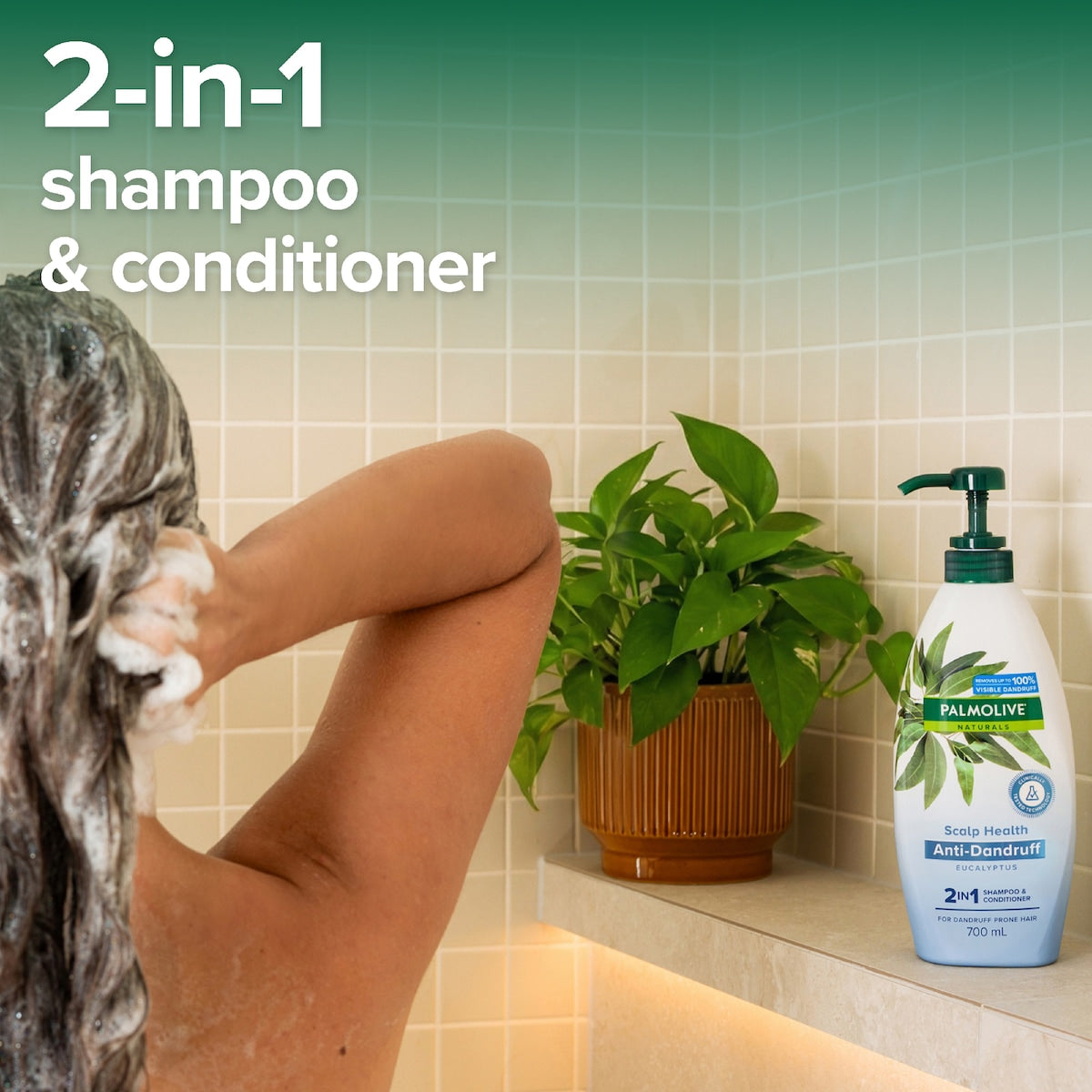 Palmolive Naturals Anti Dandruff Scalp 2 In 1 Shampoo & Conditioner 700ml