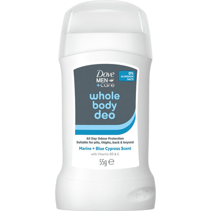 Dove Men +Care Whole Body Deodorant Stick Blue Cyprus 55g