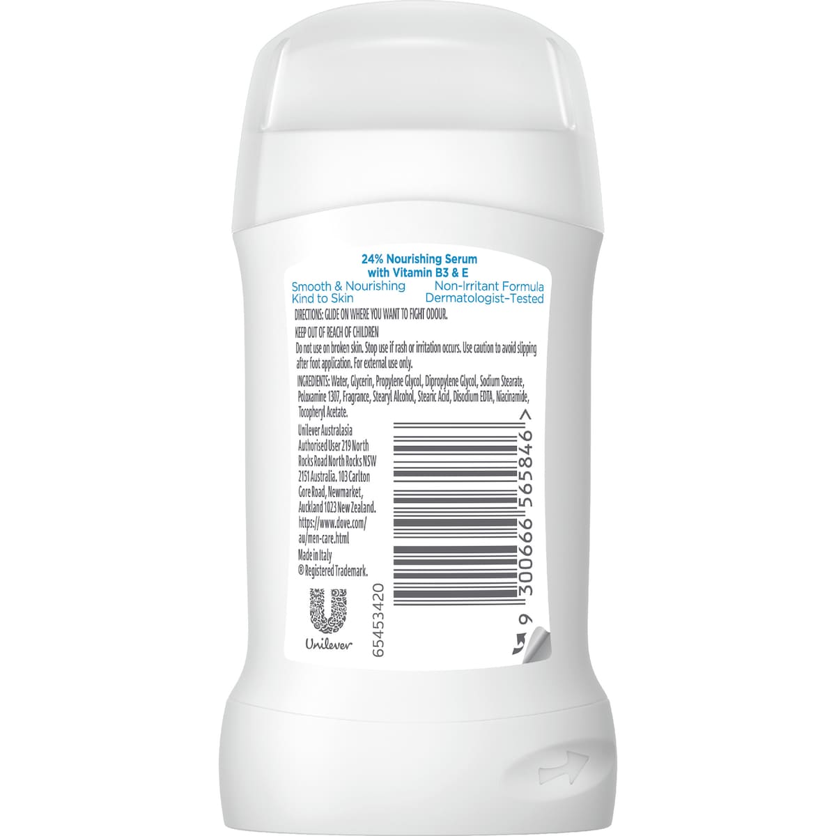 Dove Men +Care Whole Body Deodorant Stick Blue Cyprus 55g