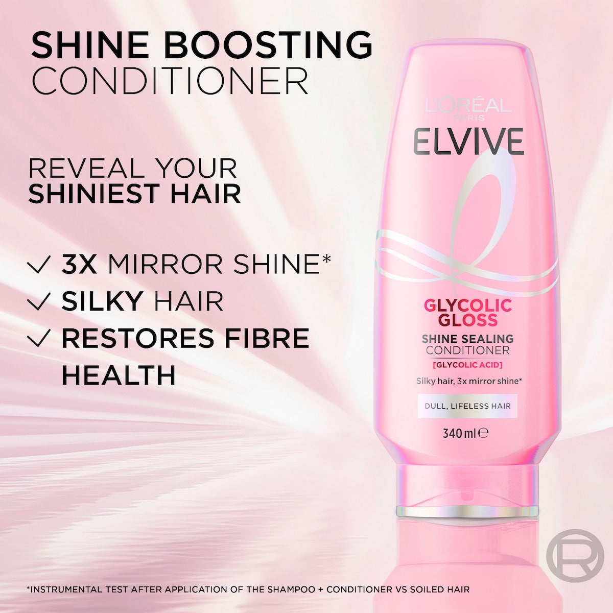 Loreal Paris Elvive Glycolic Gloss Conditioner 340ml