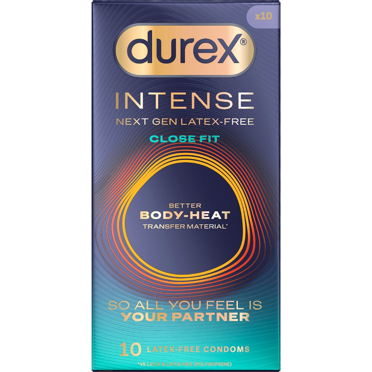 Durex Intense Close Fit Condoms 10 Pack