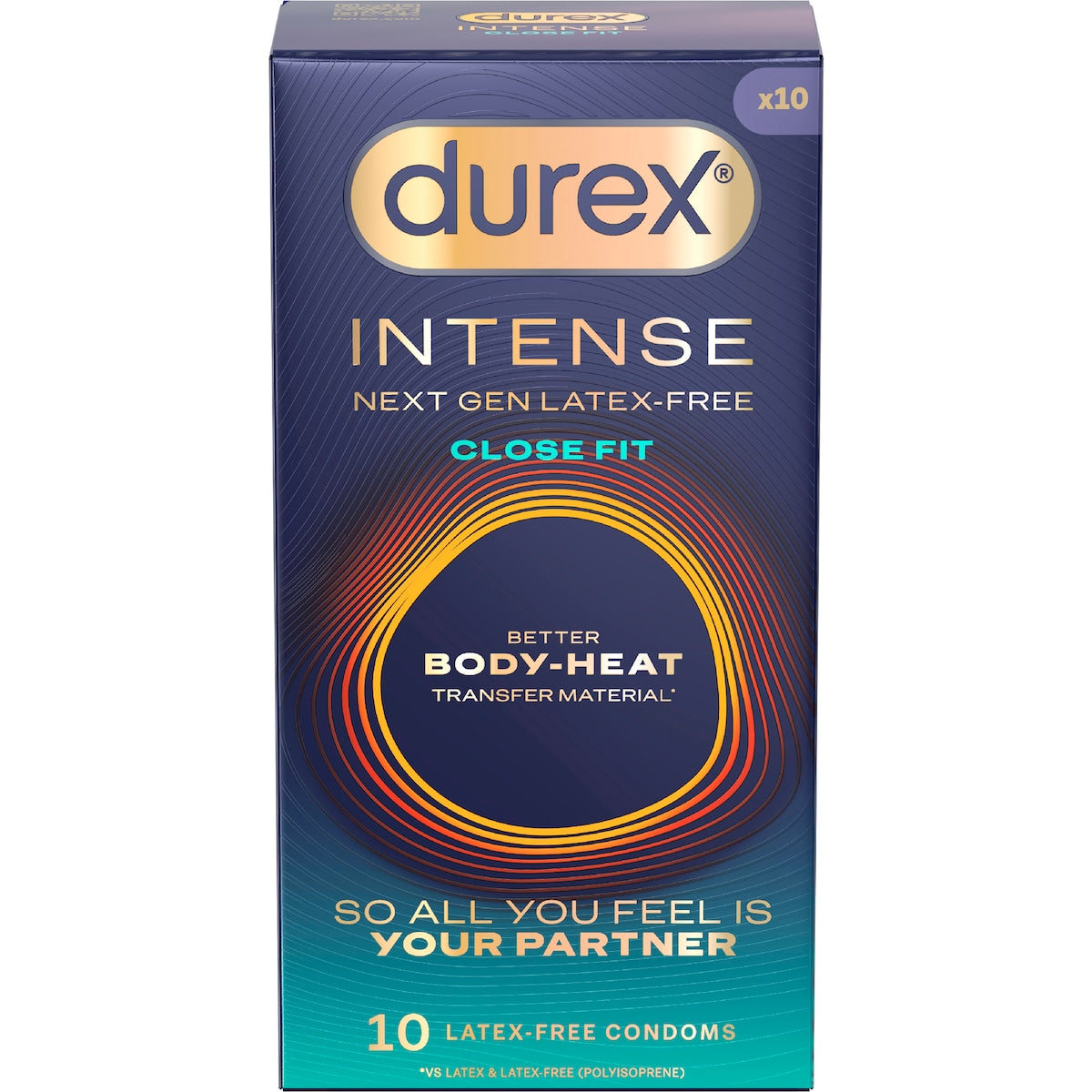 Durex Intense Close Fit Condoms 10 Pack