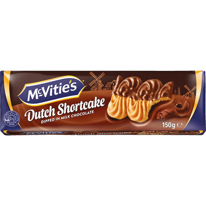 Mcvities Dutch Shortcake Milk Chocolate 150g