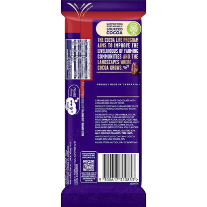 Cadbury Caramilk Biscoff Chocolate Block 170g