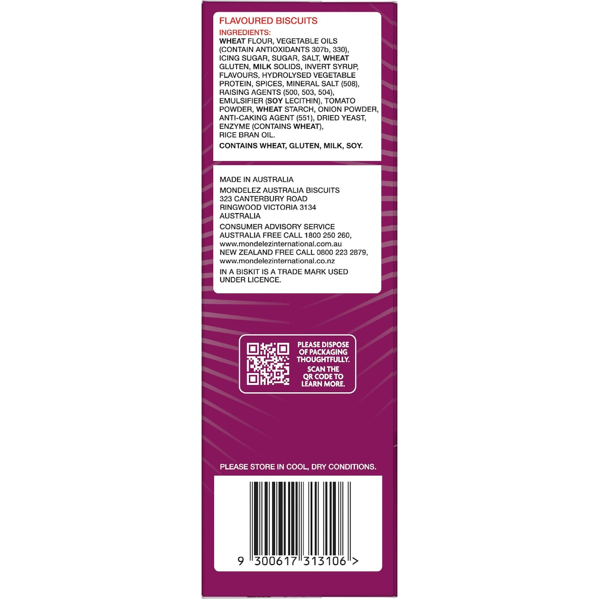 In A Biskit Ritz Korean Sweet & Spicy Crackers 145g