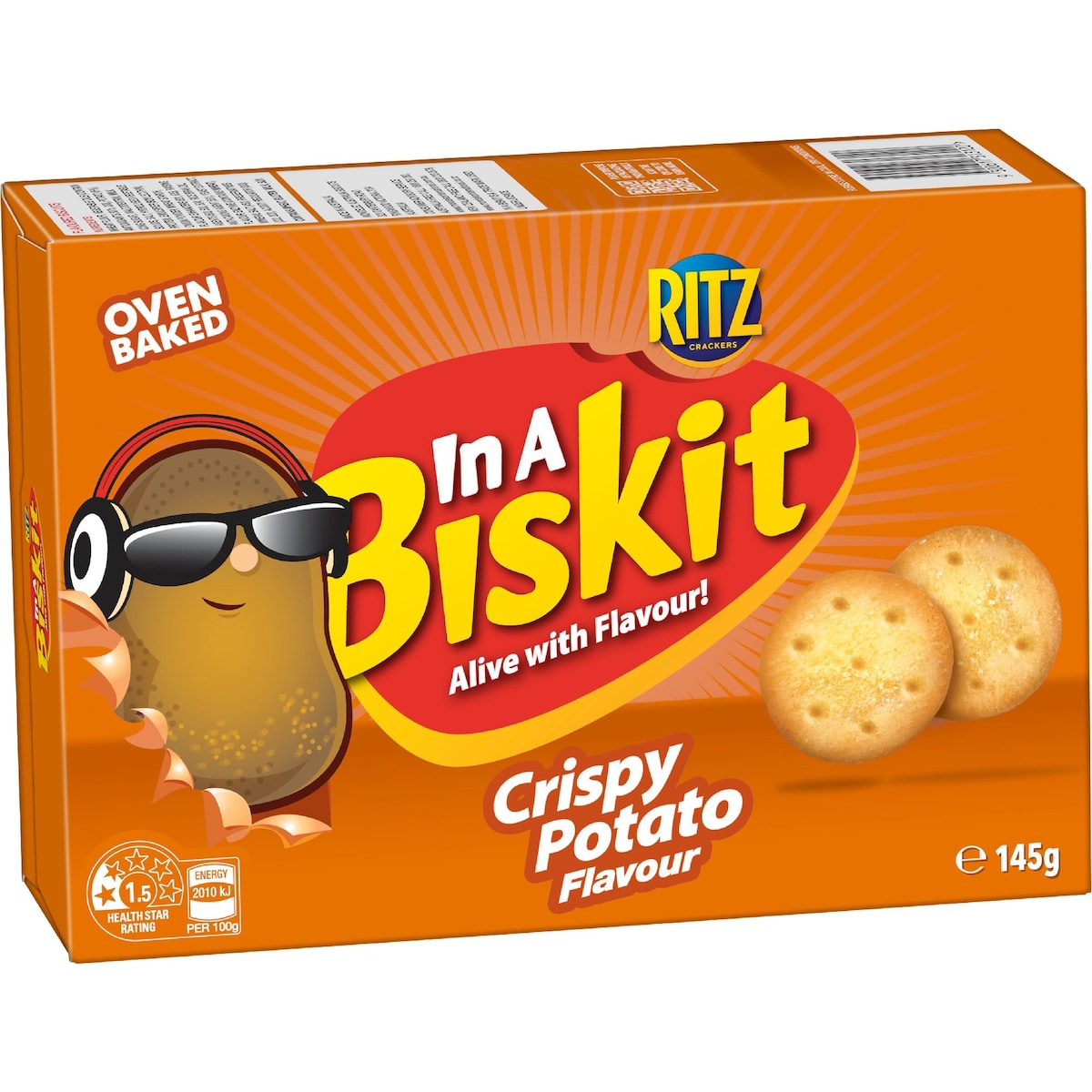 In A Biskit Ritz Crispy Potato Crackers 145g