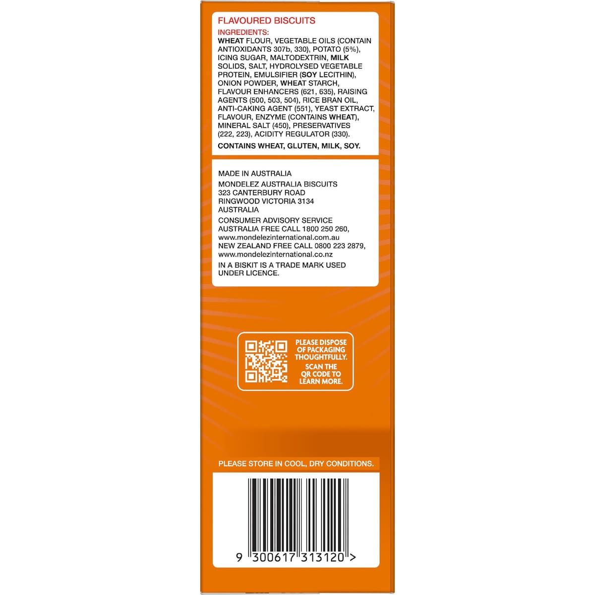 In A Biskit Ritz Crispy Potato Crackers 145g