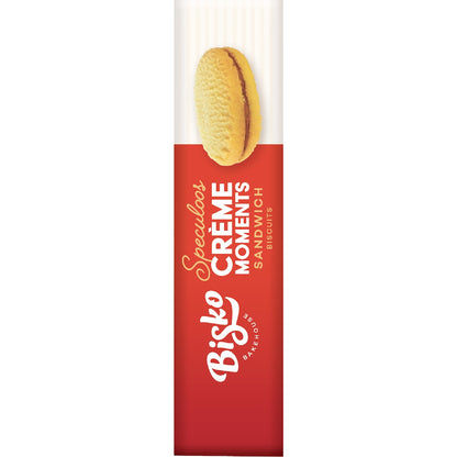 Bisko Bakehouse Creme Moments Shortbread With Speculoos Cream Filling 140g
