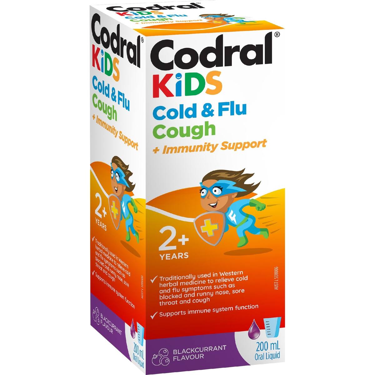 Codral Kids Cold & Flu Cough Syrup 200ml