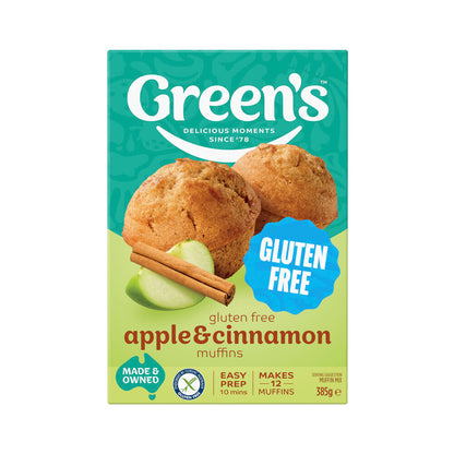 Green's Gluten Free Apple & Cinnamon Muffins Mix - 385g