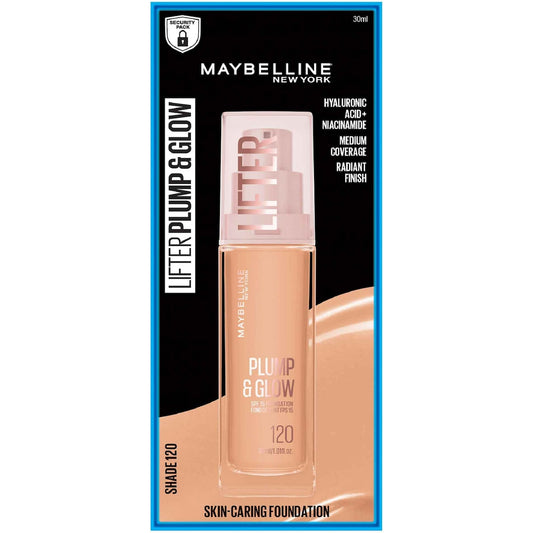 Maybelline Lifter Plump & Glow Foundation Shade 120 Spf15 30ml