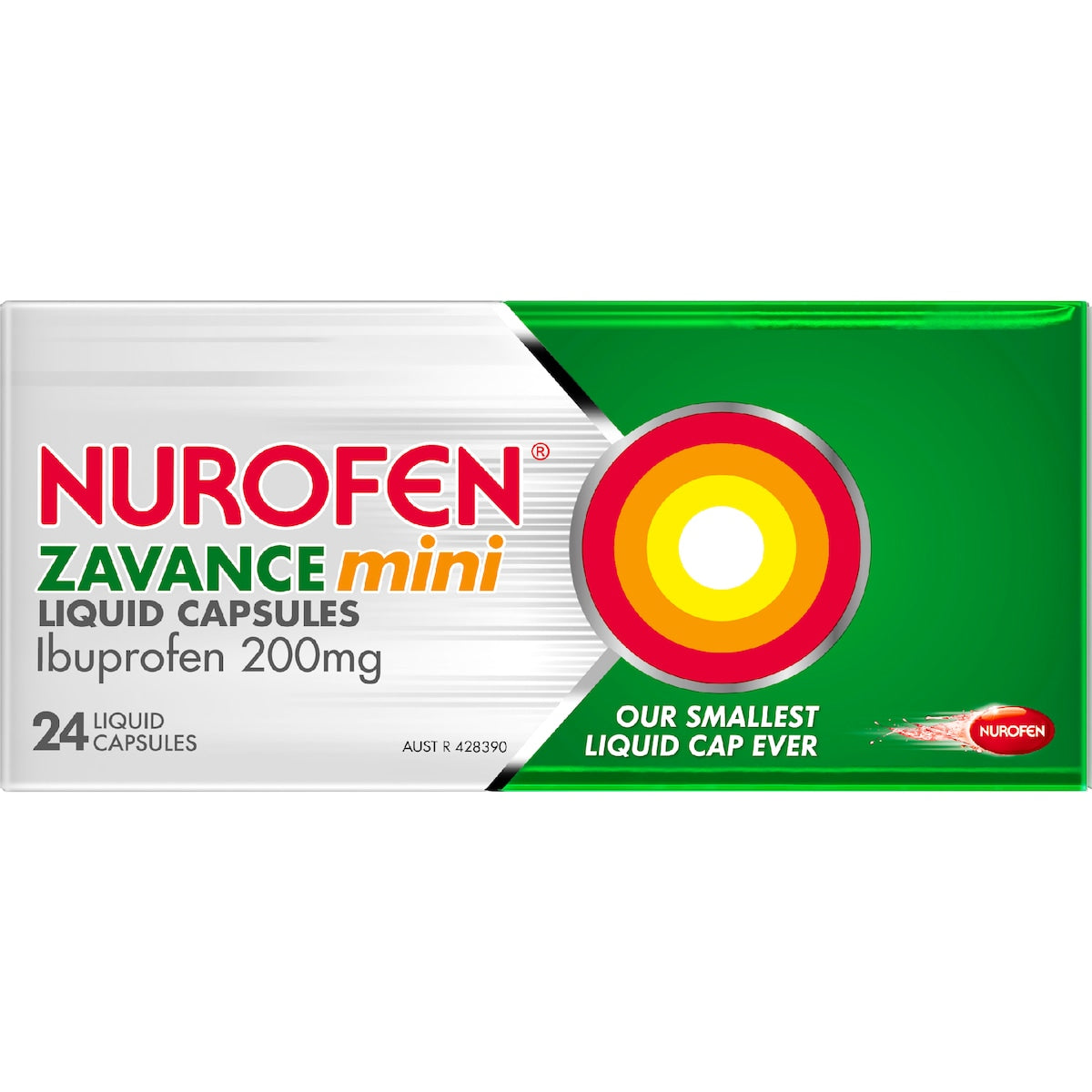 Nurofen Zavance Mini Liquid Capsules 24 Pack