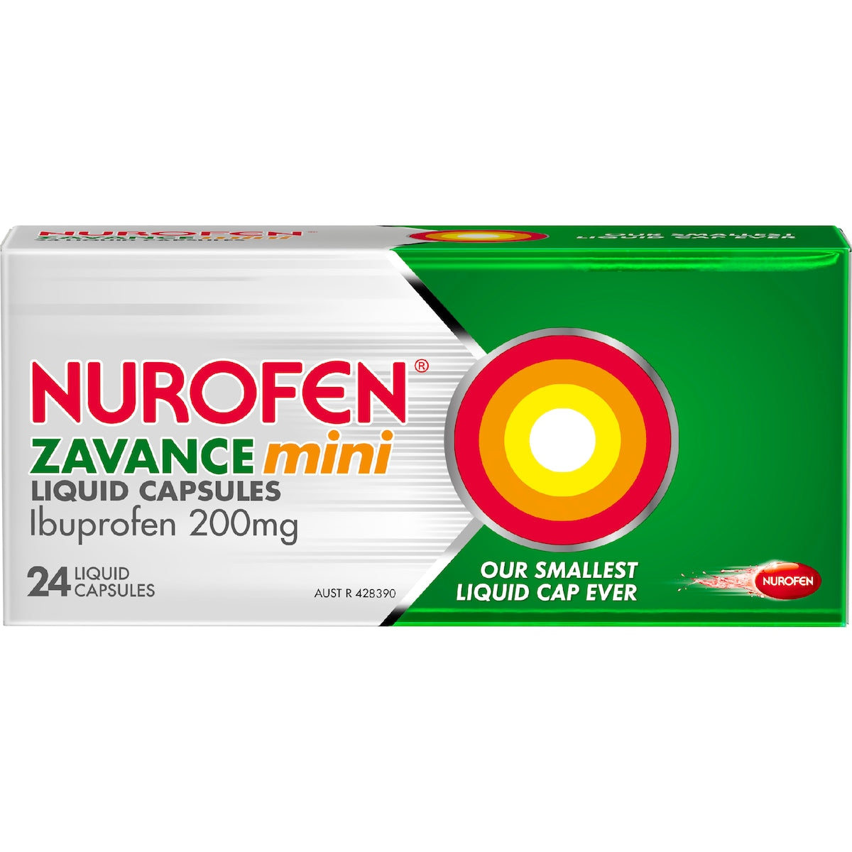 Nurofen Zavance Mini Liquid Capsules 24 Pack