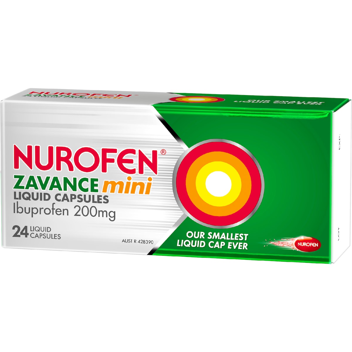 Nurofen Zavance Mini Liquid Capsules 24 Pack