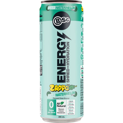Bsc Zappo Energy Shred & Hydration Sour Watermelon 355ml