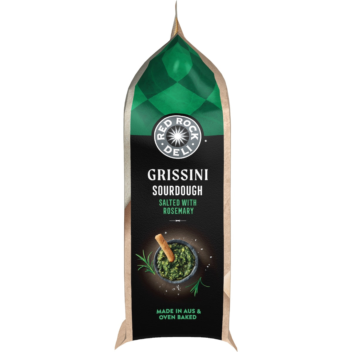 Red Rock Deli Grissini Salted Sourdough With Rosemary 135g