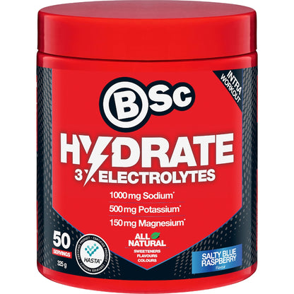 Bsc Hydrate Electrolytes Salty Blue Raspberry 325g