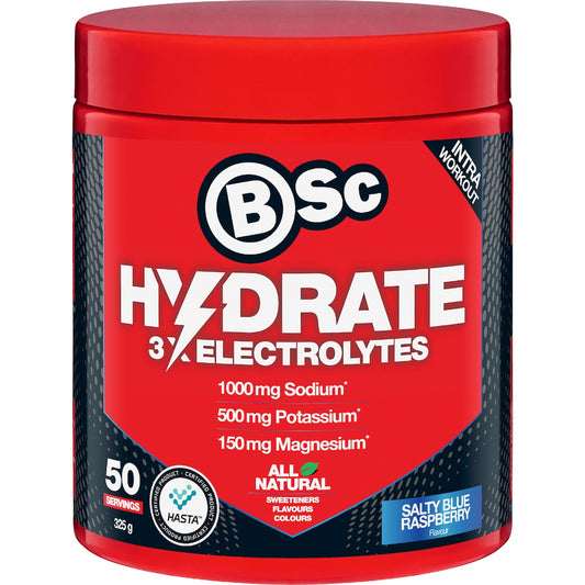 Bsc Hydrate Electrolytes Salty Blue Raspberry 325g
