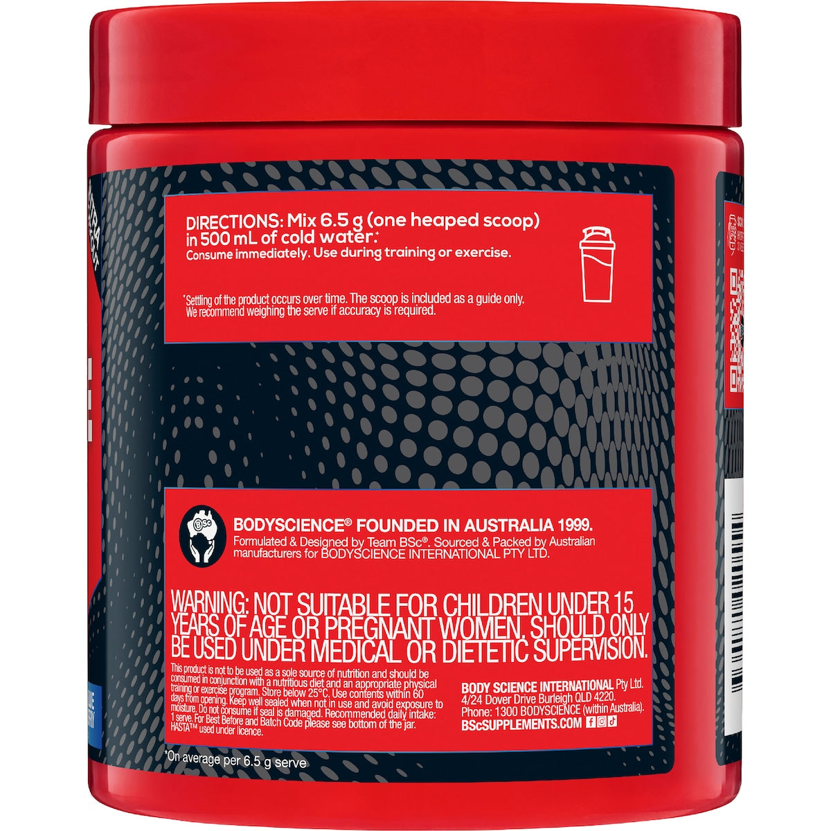 Bsc Hydrate Electrolytes Salty Blue Raspberry 325g