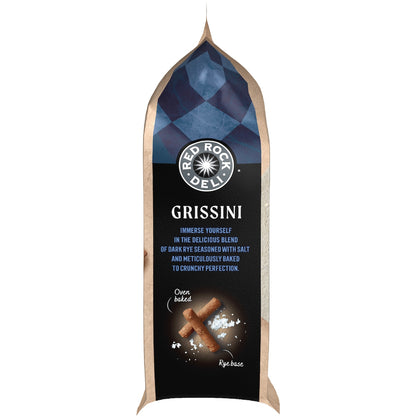 Red Rock Deli Grissini Salted Dark Rye 135g