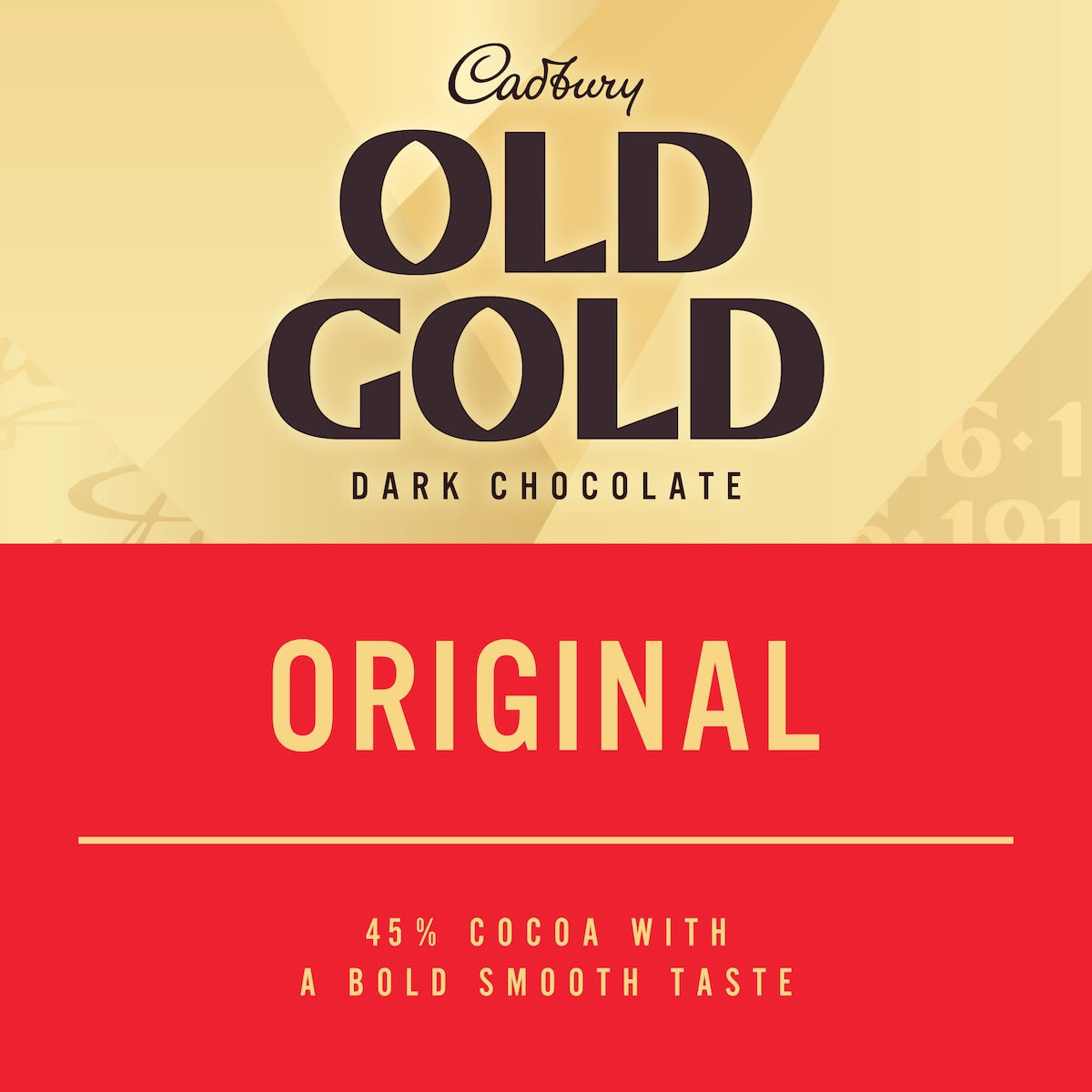 Cadbury Old Gold Original Dark Chocolate Block 165g