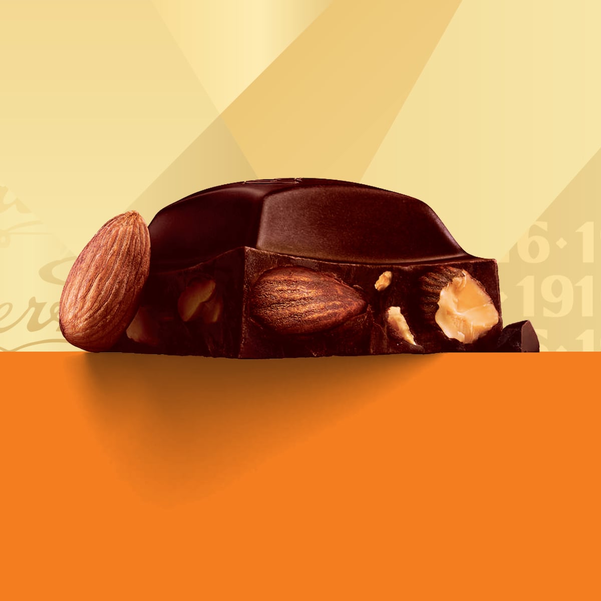 Cadbury Old Gold Roast Almond Dark Chocolate Block 170g