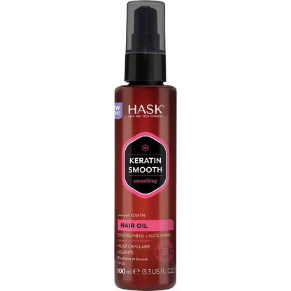 Hask Keratin Smooth Hair Oil 100ml