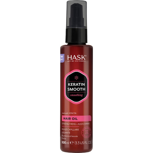Hask Keratin Smooth Hair Oil 100ml