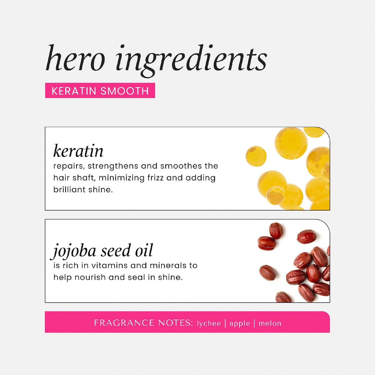 Hask Keratin Smooth Hair Oil 100ml