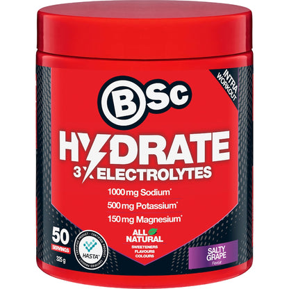 Bsc Hydrate Electrolytes Salty Grape 325g