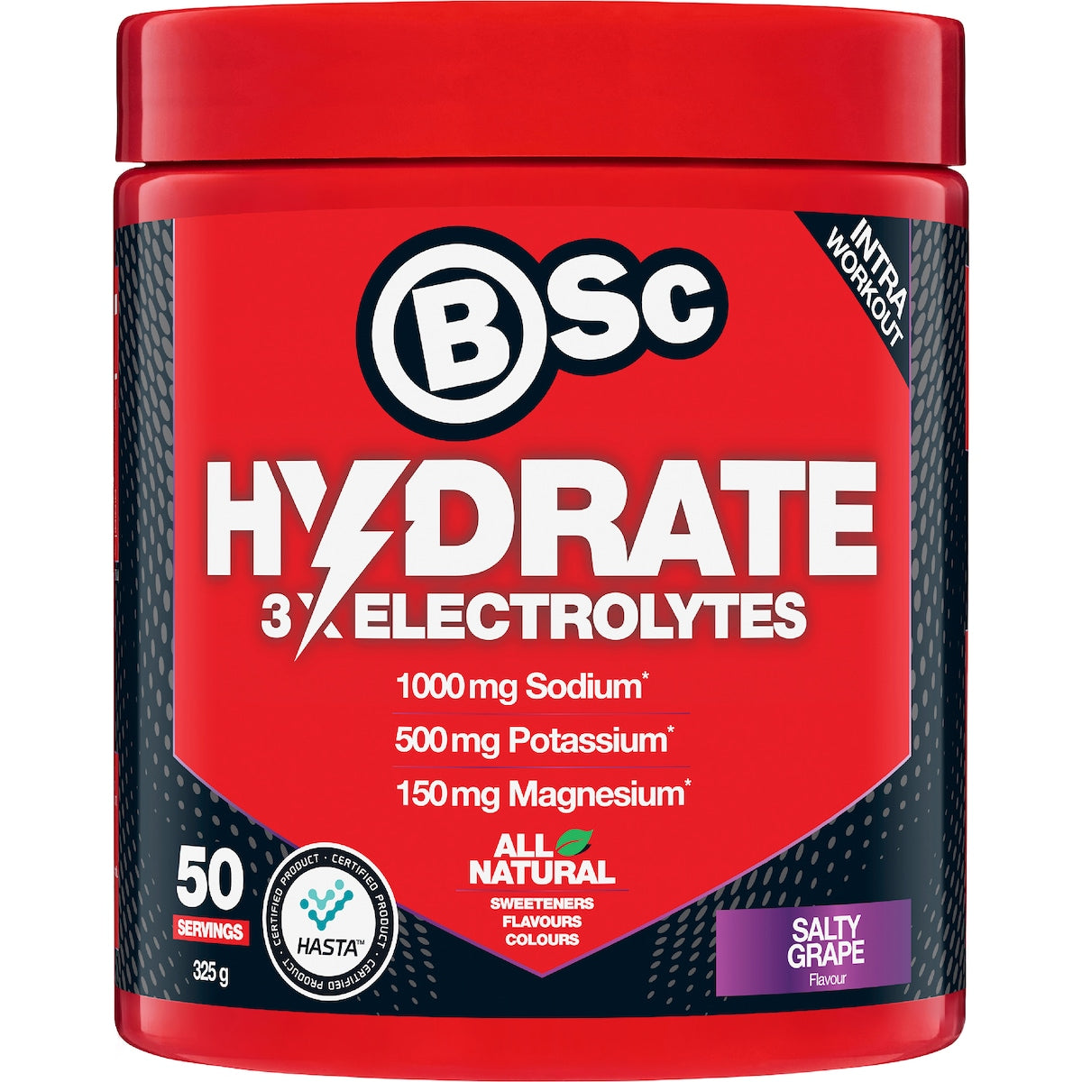 Bsc Hydrate Electrolytes Salty Grape 325g