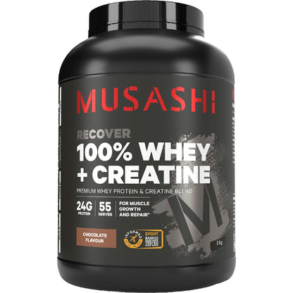 Musashi 100% Whey + Creatine Chocolate 2kg