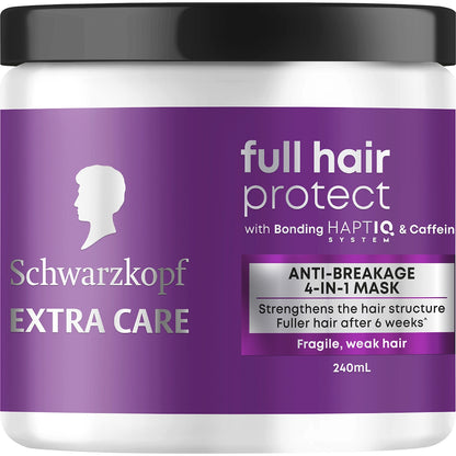 Schwarzkopf Extra Care Full Hair Protect Anti-breakage 4 In 1 Mask 240ml
