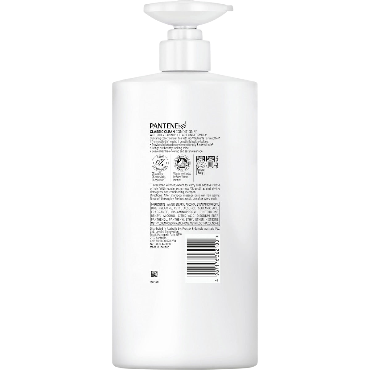 Pantene Classic Clean Conditioner 800ml