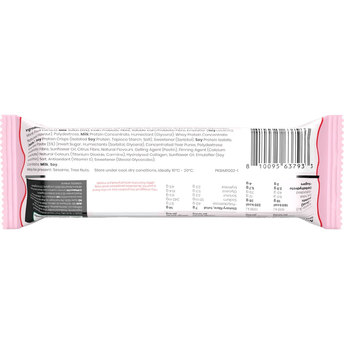 Oxyshred Protein Lean Bar Strawberries & Cream 50g